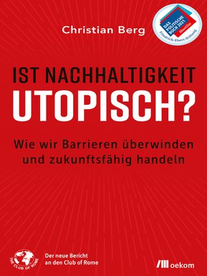 cover image of Ist Nachhaltigkeit utopisch?
